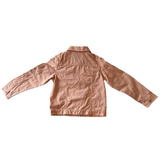 Oshkosh Pink Denim Jacket with lace yoke, Sz:14 NWT - Picture 4 of 10